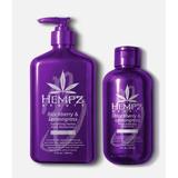 Hempz Blackberry & Lemongrass Herbal Body Moisturizer & Body Scrub Set