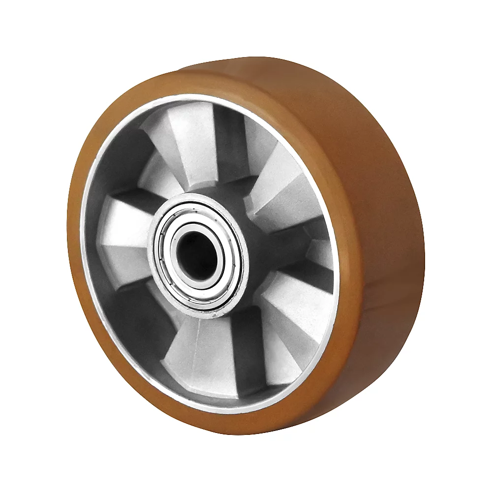 Roue en PU sur jante en aluminium eurokraft basic