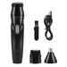 Men s Electric Shaver 3 With 1 Rotary Shaver Cordless Waterproof Usb Quick Charge Wet/dry Electric Shaver Includes Clipper1set-black
