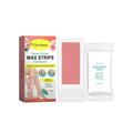 FSTDelivery Ready To Use Waxing Kit for Women Body Hair Removal Wax Strips Personal Care Hair Remover Wax Kit for Face Legs Arms Armpits Eyebrow Bikini 20 Waxing Strips + 10 Calming Oil Wipes