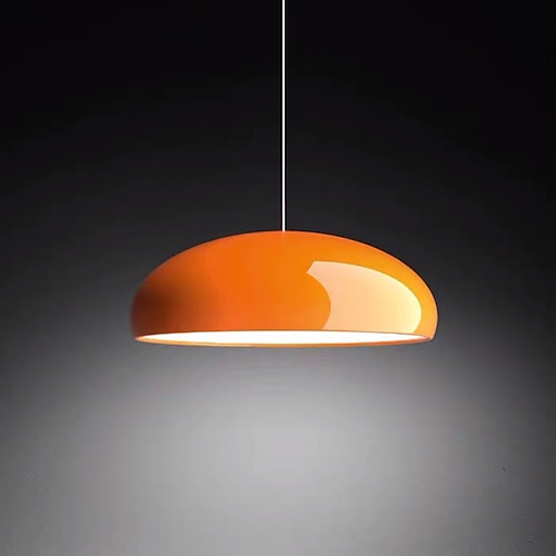 LED-Pendelleuchte, warmweiße Pendelleuchte, Aluminium-Lampenschirm, Innen-Hängelampe, Loft, höhenverstellbare Decken-Pendelleuchte, Schlafzimmer, Bar, Café, Büro, Tisch-Hängelampen, 110–240 V Image