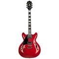 Grote Full Scale Left-Handed Electric Guitar Semi-Hollow Body (Cherry red)