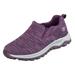 KaLI_store Womens Walking Shoes Women Running Walking Shoes Lady Non Slip Jogging Tennis Sneakers Breathable Purple 8