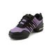 SIMANLAN Womens Girls Dancing Sneakers Breathable Jazz Dance Shoes Casual Athletic Walking Shoes Black Purple 6.5
