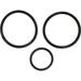Perko 0493DP999R Spare Gasket Kit for 1-1/2 2 and 2-1/2 Intake Water Strainer - Rubber