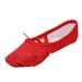 Black and Friday Deals 2023 Clearance under $5 JINMGG Clearance Items Girls Ballet Elastic Band Dance Shoes Canvas Gymnastics Flats Split Sole Shoes
