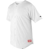 Rawlings Youth Short Sleeve Jersey | White | XLRG