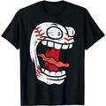 Screaming Baseball Cartoon Funny Sports Men Women Boys Kids T-Shirt