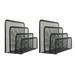 10 Pcs Office File Storage Shelves File Holders Desktop File Storage Racks Iron File Holders