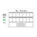 Gheawn Office&Craft&Stationery Clearance Wall Acrylic Weekly Planner Board Clear Dry Erases Calendar Planner Reusable Weekly Daily to Do List Board