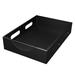 TISHITA Pull Out Cabinet Organizer Slide Out Drawer Tray with Handle Storage Shelf for Kitchen Cupboard for Farmhouse Restaurant Home Black