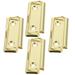 4Pcs Clipboard Mounted Clips Clipboard Accessories Clip Board Clips Metal Bills Clips for Office