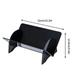 Blasgw Book Stand Transparent Acrylic Desktop Bookshelf Book Desk Storage Student Children Reading Picture Book Shelf Black