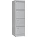 4 Drawer File Cabinet with Lock Metal Vertical File Cabinet Office Home Narrow File Cabinet for A4 Legal/Letter Size Assembly Required (Grey 4 Drawers-Vertical)