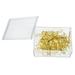 Guichaokj 20 Pcs Gold Dovetail Clip Office Binder Clips Supplies Photo Paper Clamp Decorative