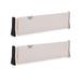 Drawer Dividers (Set of 2) Adjustable Drawer Organizers (28.3 44cm) Kitchen Drawer Divider for Bedroom Bathroom Office Closet