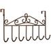 Casewin Door Hanger Over The Door Towel Rack with 7 Hooks for Hanging Coats Door Coat Hanger Towel Hanger Over Door Coat Rack for Towels Clothes Back of Bathroom Bronze