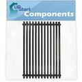 BBQ Grill Cooking Grates Replacement Parts for Weber Spirit E 310 Weber Genesis Silver B Weber Genesis 1000 Weber Genesis Silver C - Compatible Barbeque Porcelain Coated Steel Grid 17 3/4