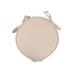 Youweixiong Round Chair Seat Cushion Pad Solid Round Tie-on Kitchen Dining Removable Bistro Circular Chair Cushion