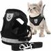 Cat Harness Cat Harness Leash Cat Harness Cat Leash Harness Cat Harness with Leash Reflective Vest Adjustable Leash Harness for Small Cat Puppies Cat Walking (M) HA