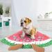 Uqiangy Snuffle Mat for Dogs Fruit Shape Pet Sniffing Mat Dog Slow Feeder for Dogs to Slow Down Eating Dog Puzzle Toys Dogs Pet Foraging Mat for Smell Training