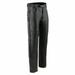 Milwaukee Leather SH1150 Men s Black Leather Motorcycle Over Pants with Jean Style Pockets 42