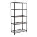 Black 5-Tier Steel Garage Storage Shelving Unit (36 in. W x 72 in. H x 18 in. D)