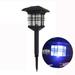 Beppter 1X Column Headlamp 1X Lamp Holder 1X Lamp Post Led Light Waterproof Led Solar Power Pir Motion Sensor Wall Light Outdoor Yard Lamp