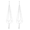 olkpmnmk Hanging Planters for Indoor Plants Hanging Baskets for Plants 2PCS Plant Hanger Flower Pot Cotton Rope Wall Plant Holder Indoor Home Decor Hanging Pots for Plants Indoor Macrame Plant Hanger