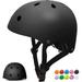 Glaf Toddler Helmet Kids Bike Helmets for 2-8 Years Old Baby Girls Boys Multi-Sport Helmet Adjustable Skateboard Bicycle Helmet Lightweight 2 Sizes for Toddler to Youth Black Small: 18. / 48cm-54cm