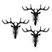 3 Pcs Hook Hat Hooks Wall Mounted Home Decoration Key Organizer Deer American Style