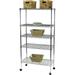 5 Tier Heavy Duty Wire Shelving Unit Storage Rack for Products Plant Pantry Garage Laundry Racks Durable Shelf Stand 14 W x 30 L x 60 H Chrome