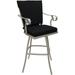 Outdoor/Indoor Counter Bar Stool 26 Jamey - Black - Beige