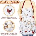 Chicken Egg Collecting Apron Hen Duck Goose Egg Holder Aprons Chicken Egg Apron for Fresh Egg Adjustable Gathering Apron with Pockets for Hen Duck Goose Egg Home Kitchen Women Presents Multicolor