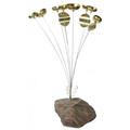 Signature Collection Woodstock Garden Bells 24 in. Brass Wind Bell WGBLG3