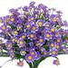 Oxodoi Purple Daisies Artificial Flowers for Outdoors Artificial Plants UV Resistant Fake Flowers Greenery Shrubs Plants for Decoration Outdoor Plants Hanging Planter Home Garden Decor