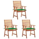 Andoer parcel Furniture Lawn ChairWith Cushions Chairs 3 Pcs Patio Chair Cushions Chairs Patio 3 Pcs With ChairPatio Chairs Lawn Chair 3 Chairs With Cushions Easy Assembly