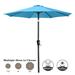 ABCCANOPY 7.5FT Patio Umbrella with Push Button Tilt 13+Colors Turquoise