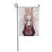 KDAGR Beautiful Three Eyes Monster Girl Puppet Hands and Stay Garden Flag Decorative Flag House Banner 12x18 inch