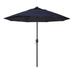 California Umbrella Casa Series Patio Market Umbrella in Pacifica with Aluminum Pole Aluminum Ribs Auto Tilt Crank Lift