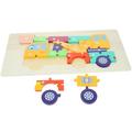 Early Education Jigsaw Puzzle Toy Three-dimensional Engineering Vehicle Puzzles for Kids Child Toddler