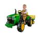 Peg Perego John Deere Ground Force 12V Tractor with Battery and Charger