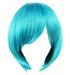 LIANGP Beauty Products Anime Fashion Short Wig Party Straight Wig Blue Beauty Tools