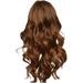 LIANGP Beauty Products Wig Women s Mid Split Long Roll Women s Short Curly Hair Mixed With Golden Headband Suitable For Women s Wigs Blonde Wig Beauty Tools