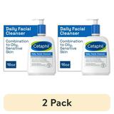 (2 pack) Cetaphil Daily Facial Cleanser Lotion for Combination to Oily Sensitive Skin 16 oz