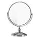 Dual Sided Magnifying Makeup Mirror Swivel Tabletop Standing Vanity Mirror