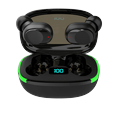 Y70 Wireless Earbuds TWS BT5.1 Ear Buds With LED Battery Display IPX4 Waterpoor In-Ear Headphones For Gaming Meeting And Sports. 200mAh Charger Case(30mAh*2 Earbuds) Support 4H Single Playtime.