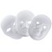 Jewelry Resin Casting Molds Ball Prom 9 Pcs Blank Mask Cosplay Hallowen Masks Hand-painted White