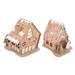 Christmas Village Houses 2 Sets DIY Christmas Detachable Christmas Village Sets for Childrens Toys