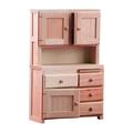 Mini Wardrobe Ornaments Miniature Storage Cabinet Decors Bedroom Furniture Household Toy Wood